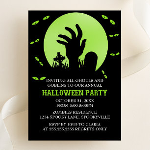 Zombie Halloween-Party Einladung