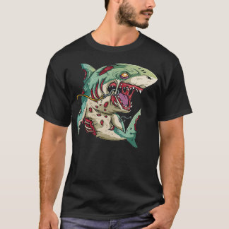 Zombie Halloween-Party Outfit Geschenk für Surfer  T-Shirt