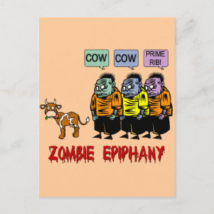 Zombie Halloween Postkarte