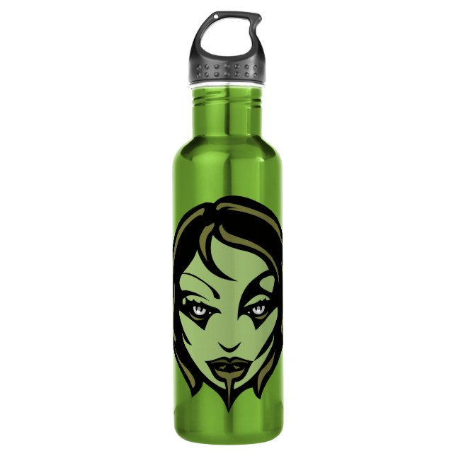Zombie Halloween Sportflaschen Edelstahlflasche (Vorderseite)