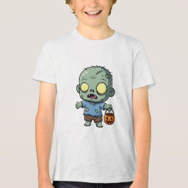 Zombie Halloween T - Shirt - Pumpkin