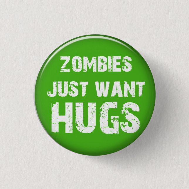 Zombie Halloween-Taste Button (Vorderseite)