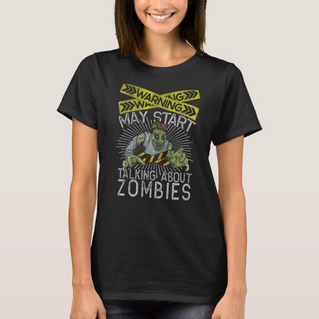 Zombie  Halloween  Tee Zombie (Vorderseite)