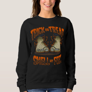 Zombie Halloween Trick oder Behandlung Niedlich Sweatshirt
