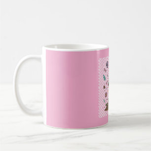 Zombie-Hand-Blumen-Süße-Gruft-Kunst Kaffeetasse