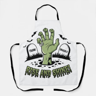 Zombie Hand Rising Halloween Design Spaß und Spook Schürze