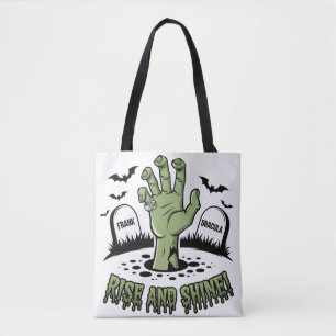 Zombie Hand Rising Halloween Design Spaß und Spook Tasche