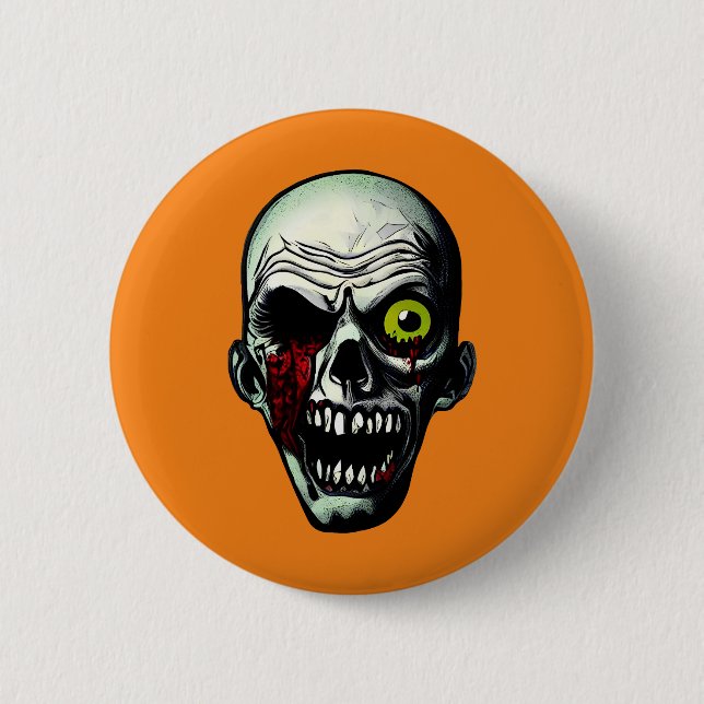Zombie Head Button (Vorderseite)