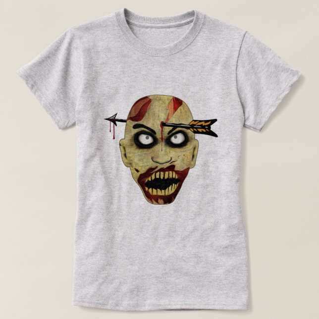 Zombie Head Dead T-Shirt (Design vorne)