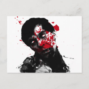 Zombie Head Shot Products Postkarte