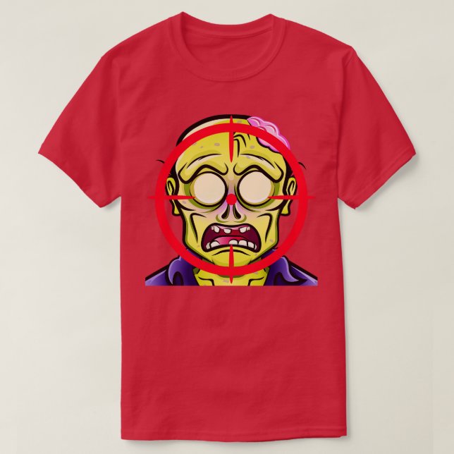 Zombie-Headshot T-Shirt (Design vorne)