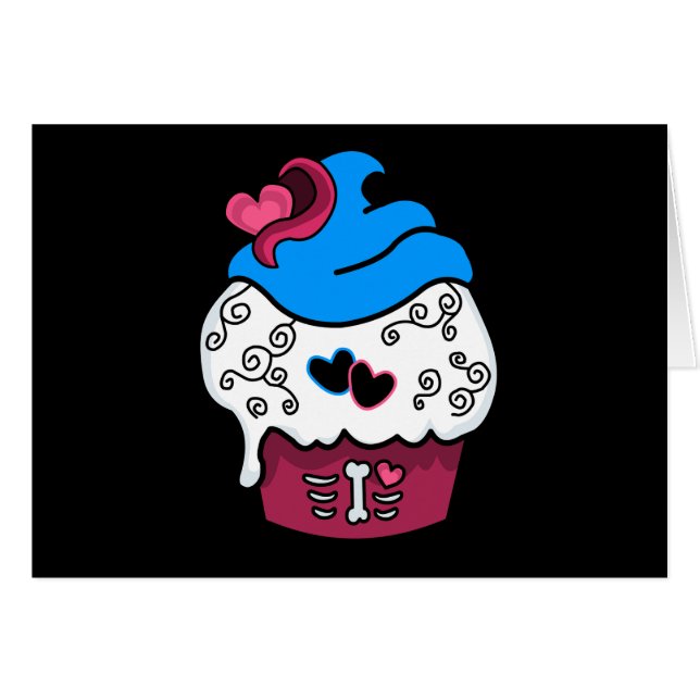 Zombie Heart Cupcake (Vorderseite (Horizontal))
