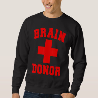 Zombie-Hirnspender-Spender Halloween-Kostüm für mi Sweatshirt