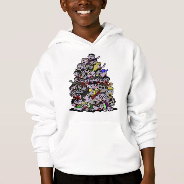 Zombie-Horde Hoodie (Vorderseite)