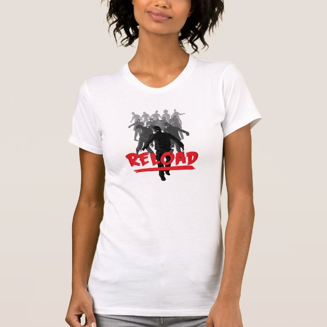 Zombie-Horden-Umladen - Frauen-Shirt T-Shirt (Vorderseite)