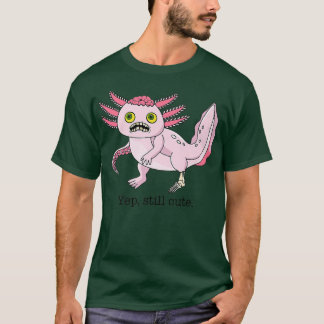 Zombie Horror Aolotl Funny Niedlich Halloween Brav T-Shirt