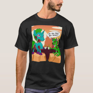 Zombie Horse Zombie Dog Teetrinken in der Wüste T-Shirt