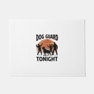 Zombie-Hunde-Patrouille Vintage-Halloween-Shirt_1 Fußmatte