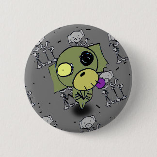 Zombie-Hundeknopf Button