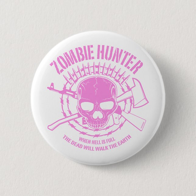 Zombie Hunter Button (Vorderseite)