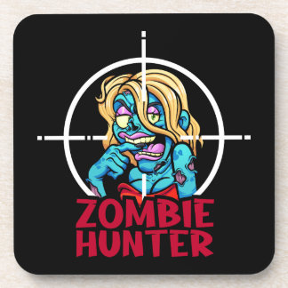 "Zombie Hunter" Getränkeuntersetzer