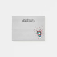 Zombie Hunter mit Spritzer Creepy Cool