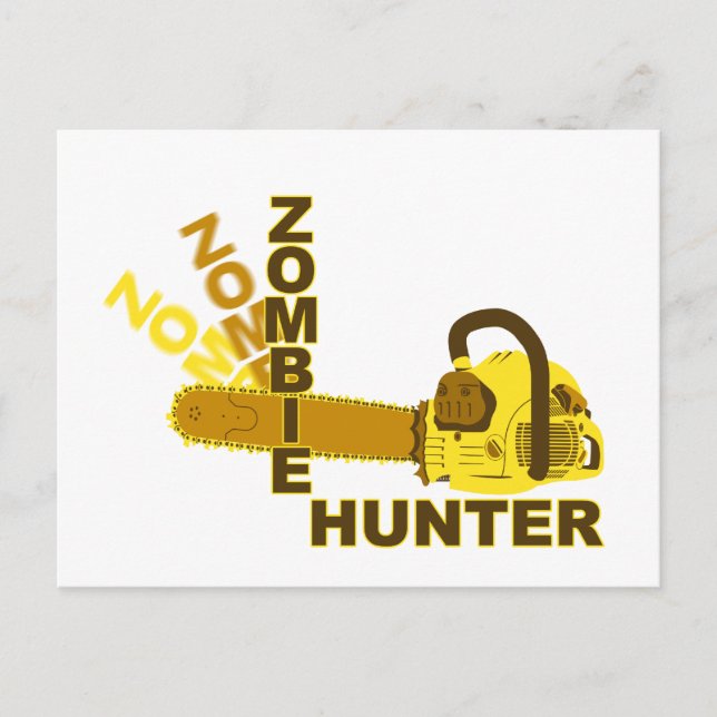 Zombie Hunter Postcard Postkarte (Vorderseite)
