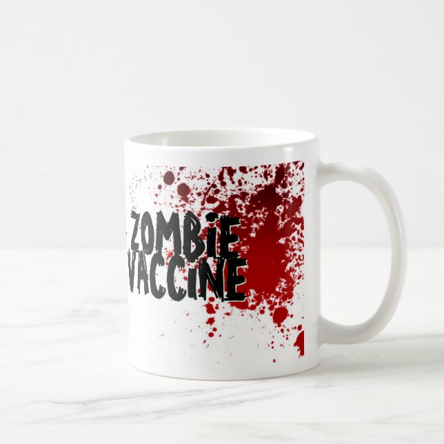 Zombie-Impfstoff-Tasse Kaffeetasse (Rechts)