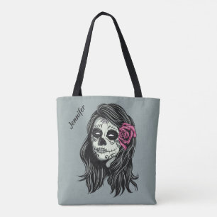 Zombie individuelle Name und Farbtaschen Tasche