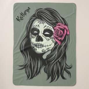 Zombie individuelle Name- und Farbtücher Sherpadecke