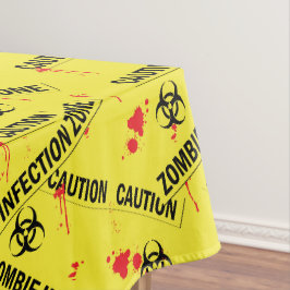 Zombie-Infektionszone Vorsicht bei Bandblutstasten Tischdecke