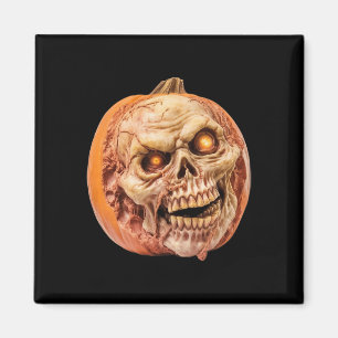 Zombie Inspiriert Horror Pumpkin Funny Halloween Magnet