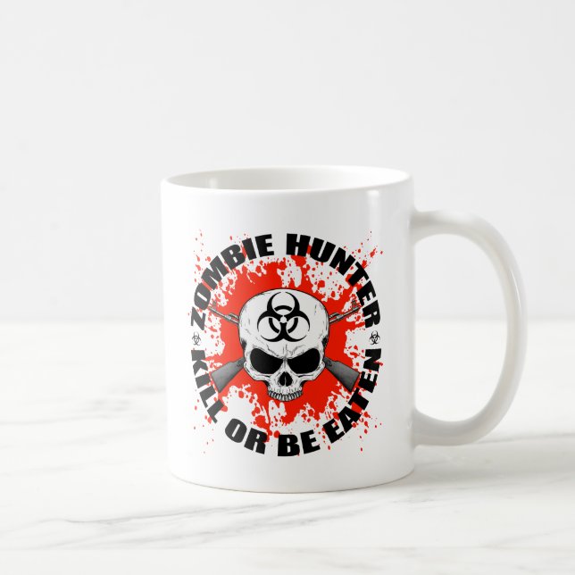 Zombie-Jäger 1 Kaffeetasse (Rechts)
