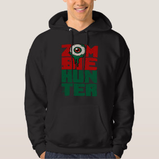 Zombie Jäger Halloween Süß mit einem Auge jagt Hoodie