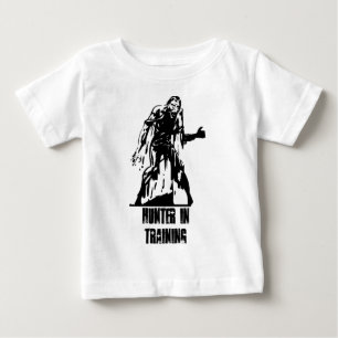 Zombie-Jäger im Trainings-Baby-Shirt Baby T-shirt