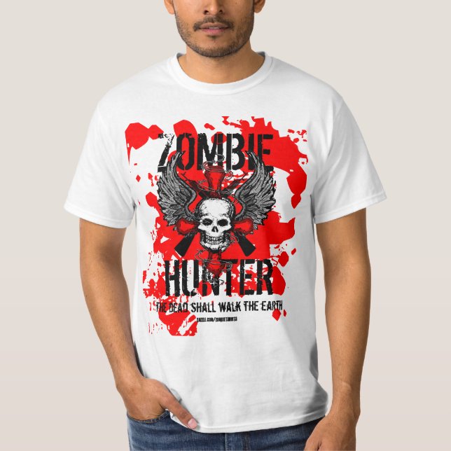 Zombie-Jäger-Shirt T-Shirt (Vorderseite)