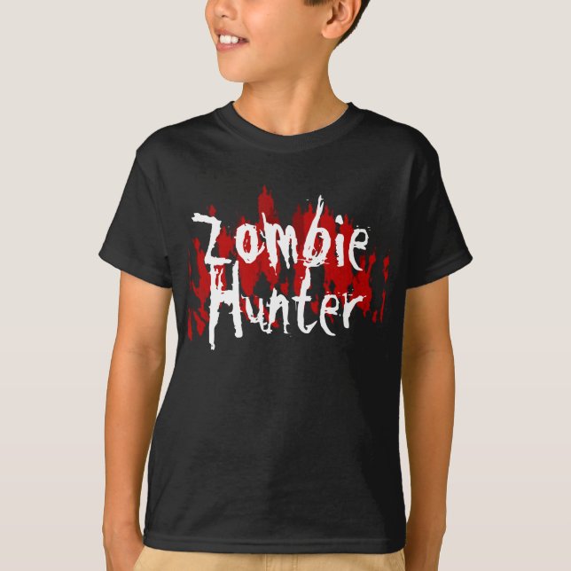 Zombie-Jäger T-Shirt (Vorderseite)