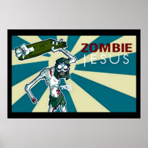 Zombie Jesus Art Nouveau