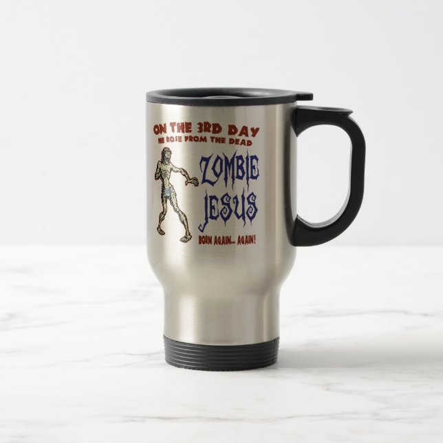 Zombie Jesus Reisebecher (Rechts)