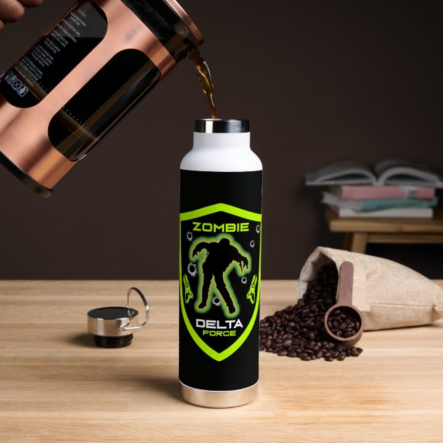 Zombie Jungen Trinkflasche (Kaffee (gedreht))