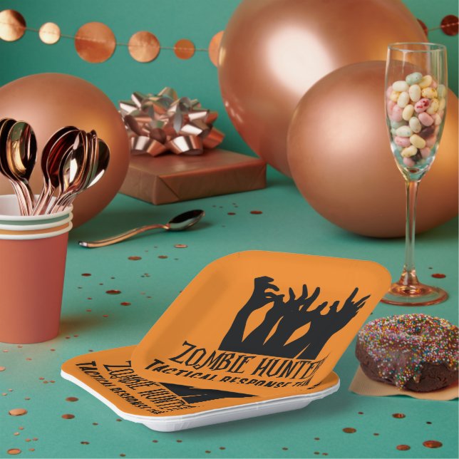 Zombie Junters Tactical Response Team Pappteller (Multi)