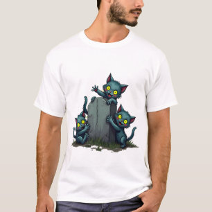 Zombie-Kätzchen-Aufstand T-Shirt