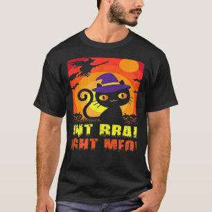 Zombie-Katze Humorvoll Will Gehirn Genau Jetzt Mia T-Shirt