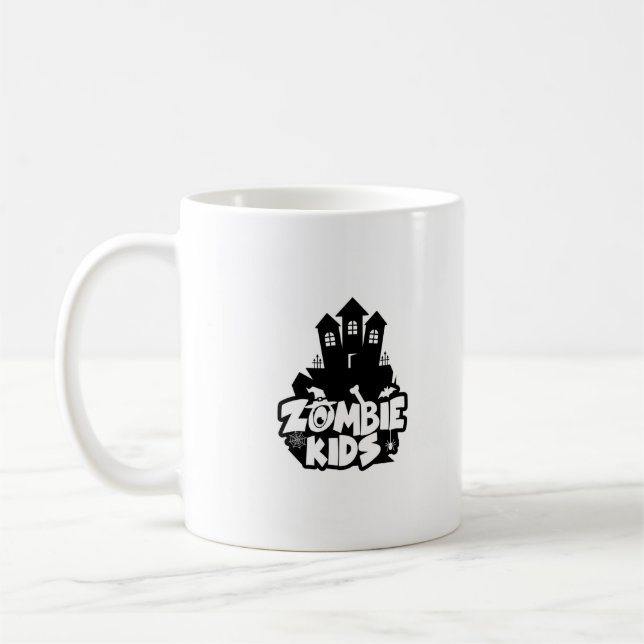 Zombie Kids Spuk House Kaffeetasse (Links)