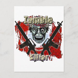 Zombie Killer 4 Postkarte