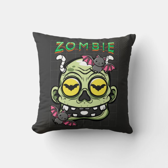 Zombie Kissen (Vorderseite)