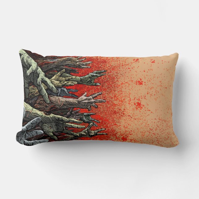 Zombie-Kissen Lendenkissen (Vorderseite)