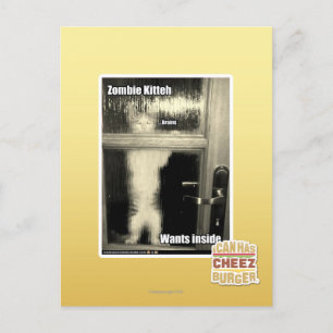 Zombie Kitteh Postkarte