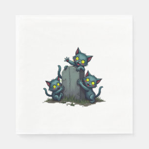 Zombie Kitten überraschend Serviette
