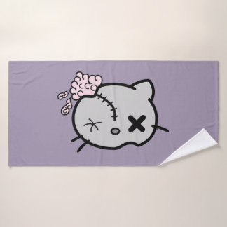Zombie Kitty Badehandtuch